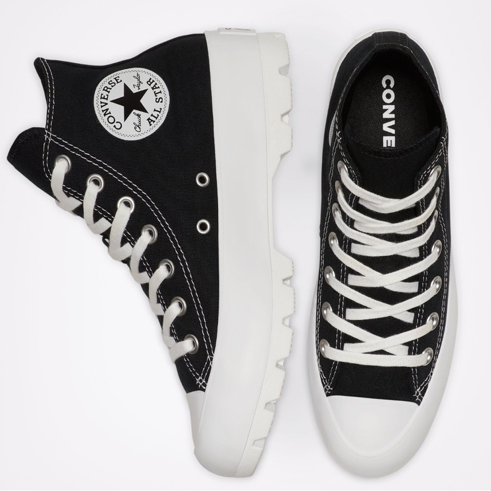 Black Platform Chuck Taylor All Star Lugged | Size 7 Converse 🖤